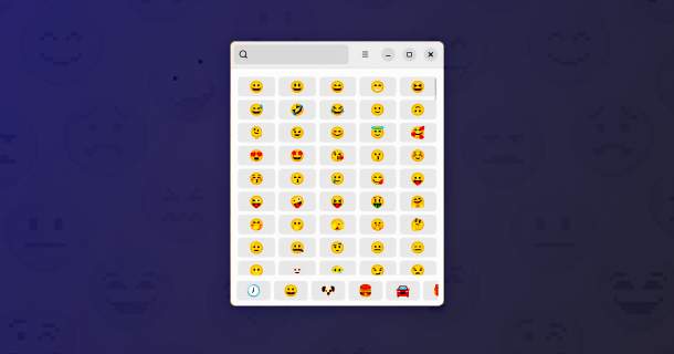 Smile é um seletor de emoji personalizável para Linux